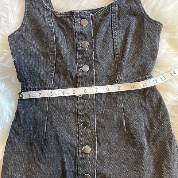Urban Outfitters Black Denim Mini Dress - Picture 10 of 12